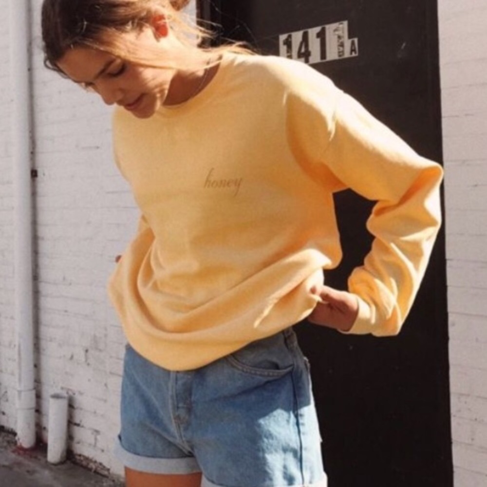 Brandy Melville “honey” Sweatshirt